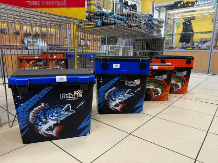  В наличии яркие и удобные ящики для транспортировки и хранения рыбы с рыбалки! 