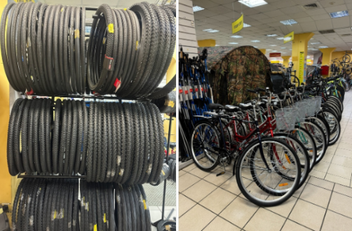 Большое поступление крутых велопокрышек в наших любимых магазинах Барс.
