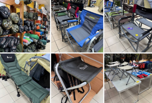 Большой выбор походной мебели и спальных мешков в магазинах Барс.