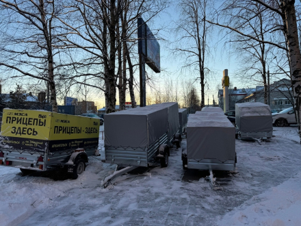 Прицепы в магазинах БАРС! Надежные, прочные, готовые к любым задачам!