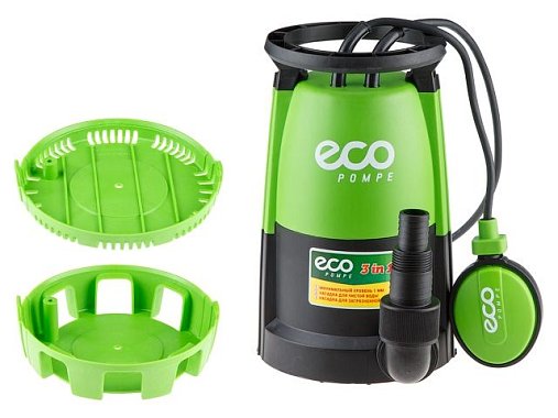 Дренажный насос ECO DP-606 3-в-1 (600Вт, max высота напора 5,8м, 11000л/ч)