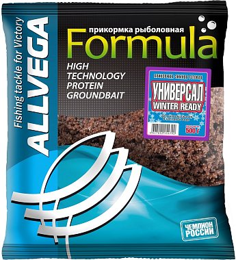Прикормка зимняя Allvega Formula Winter 0,5кг (лещ черный)