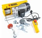 Тельфер DENZEL TF-1000, 1 т, 1600 Вт, высота 12 м, 8 м/мин