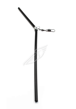 Антизакручиватель изогнутый черный 25см 