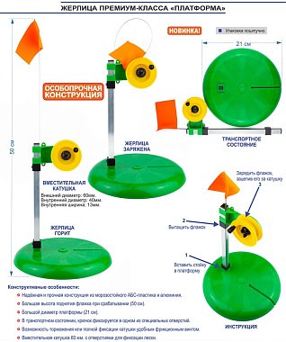 Жерлица ПИРС Платформа н/осн