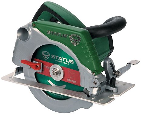Пила дисковая Status CP-190 1600 Вт, диск Ø190хØ30мм, макс. глубина пропила: 63мм