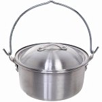 Котелок походный 1,5л 16 см алюминиевый с крышкой