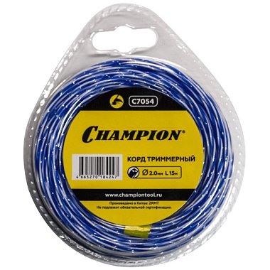 Леска 2.0 мм Champion Sky-cutter (витой квадрат) 15м