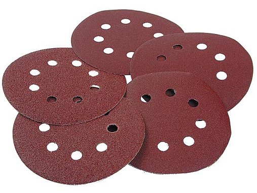 Круги шлифовальные Fit D125мм, P40, 5шт