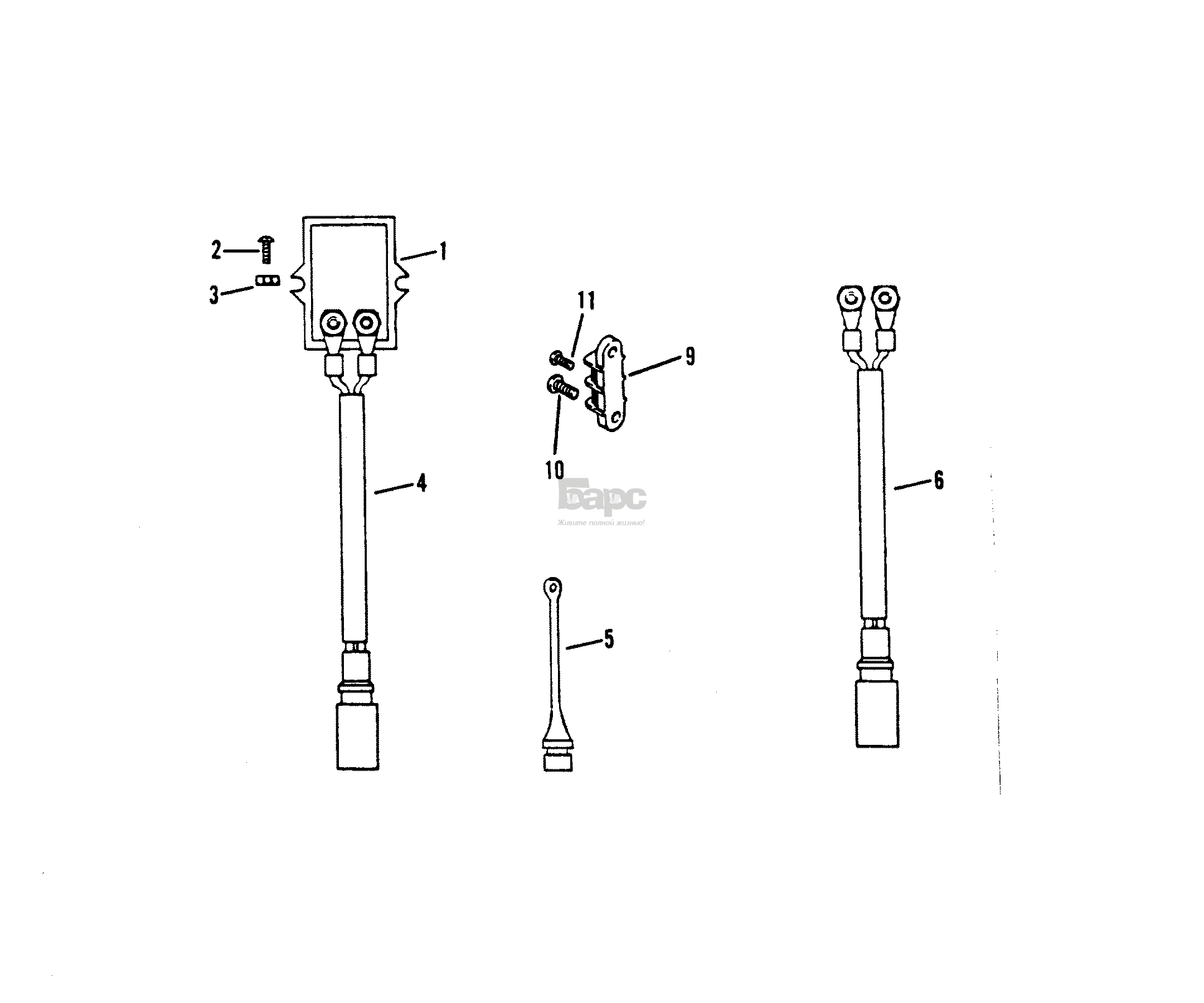 ELECTRIC COMPONENTS (VOLTAGE REGULATOR AND HARNESS)