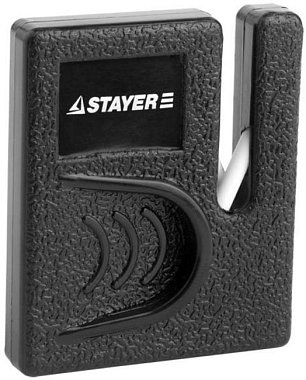 Точилка STAYER "MASTER", для ножей, компактная, керамическая рабочая часть