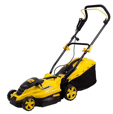 Газонокосилка эл. CHAMPION EM3616 (1600Вт пласт.+ткань травосб. 45л ширина 360мм 20-70мм, 11,5кг)