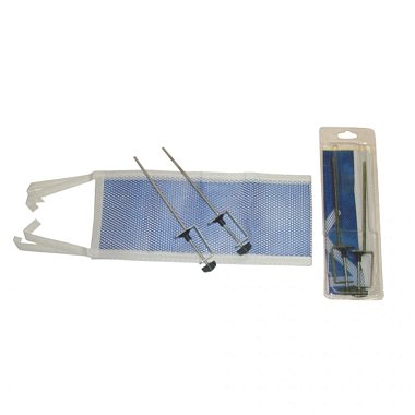 Сетка д/наст.тенниса с креплениями 150*15,2 см