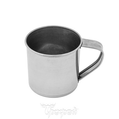 Кружка походная металлическая 7,5*7,5см