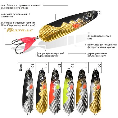 Блесна AQUA Манати (10 г)