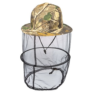 Накомарник панама с кольцом Антигнус ткань Смесовая цвет Светлый пиксель