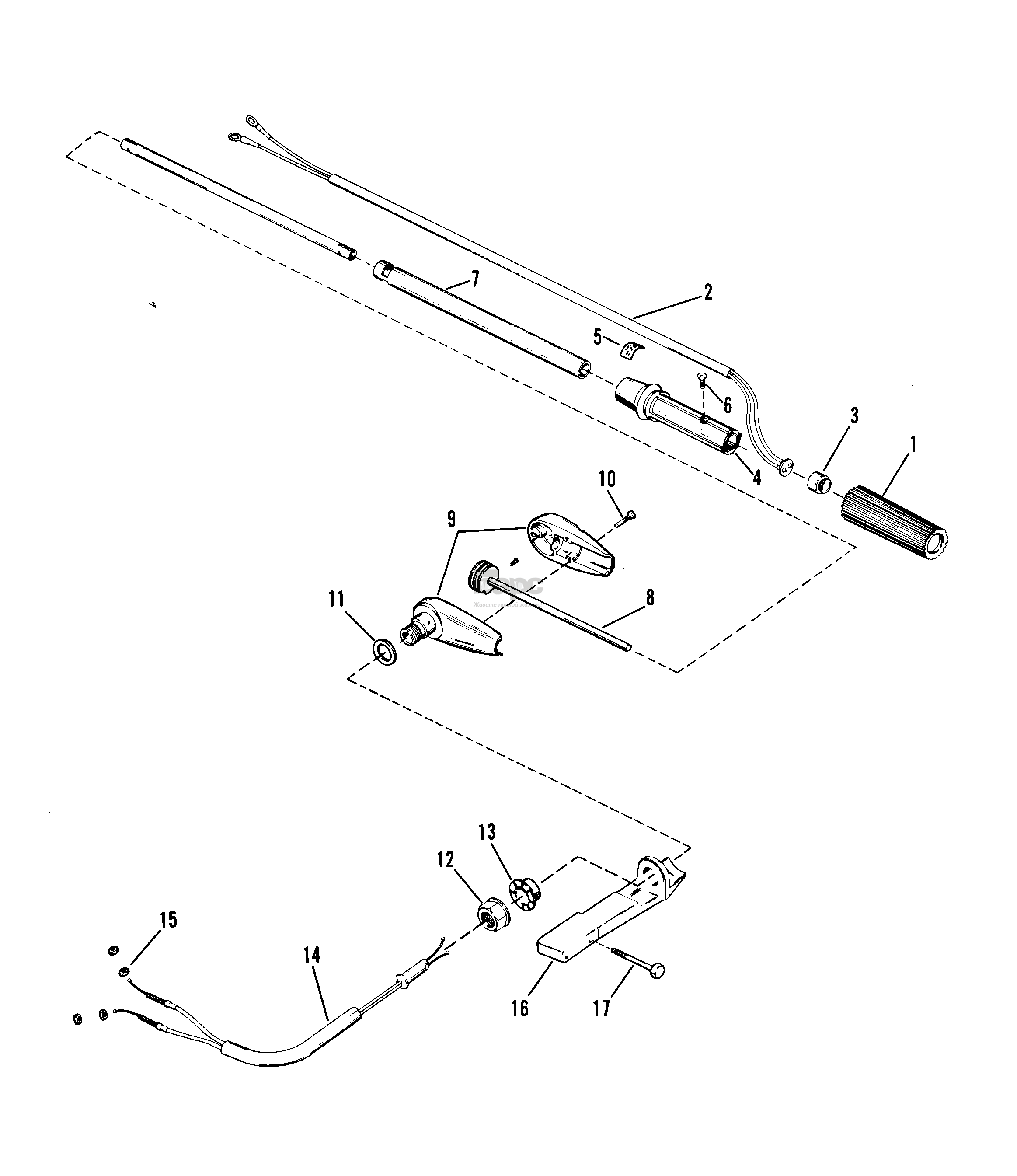 STEERING HANDLE ASSEMBLY (MANUAL)