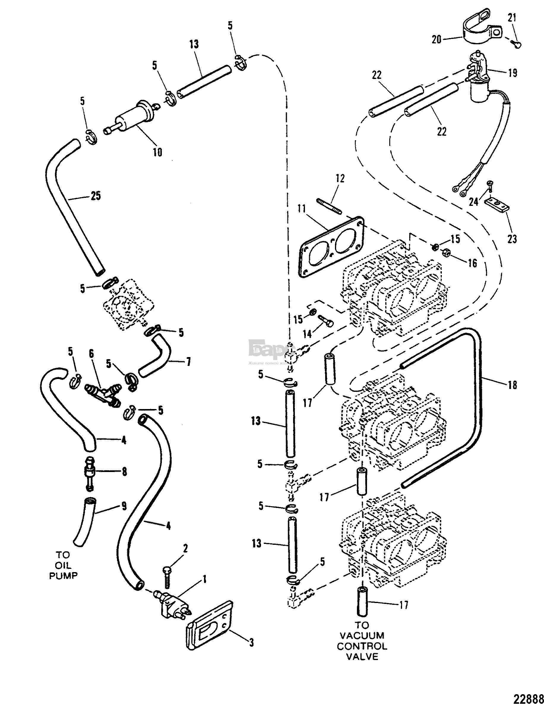 FUEL LINES(Use With WMH-12A/B thru WMH-28 Carburtors)