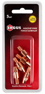 Наконечник токосъемный QE M8x30 0.8 мм 5 шт в блистере, для горелки полуавтомата