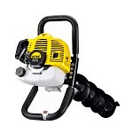 Мотобур HUTER GGD-52 (52куб.см.,1,5кВт/2л.с., 8,5кг.)