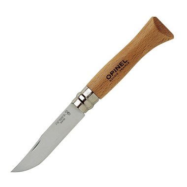 Нож Opinel №10 VRI (бук,10 см, садовый)