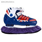 Чехлы для коньков мягкие (р.40-47, черный)