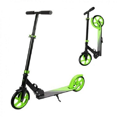 Самокат X-Match Liberty, 200 мм PU, зеленый