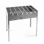 Мангал сборный 50х30см (0,5мм) +6шампуров, в коробке, ROYALGRILL