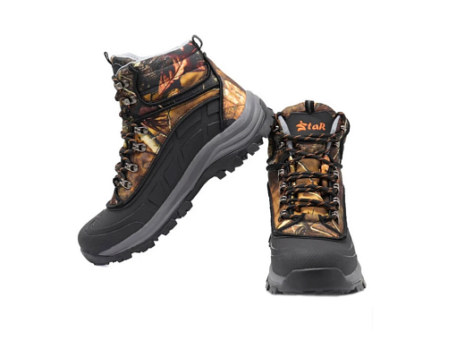 Ботинки Стингер -20 черный/КМФ