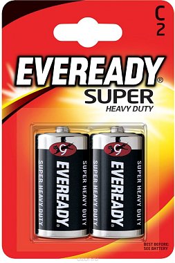Батарейка Energizer EVEREADY SHD C/R14 FSB2 блистер