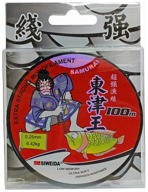Леска SIWEIDA Samurai (ST3) 100 м (прозр)