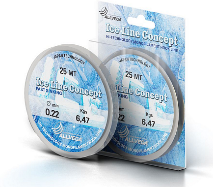 Леска ALLVEGA  Ice Line Comcept 25м