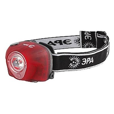 Фонарь ЭРА G3W Налобный 3W LED, коллиматор, 3хААА, 4 режима, бл.