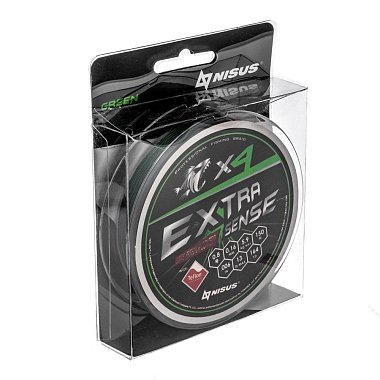 Шнур JIG CONNECT X4 PE Dark Green 100m NISUS						