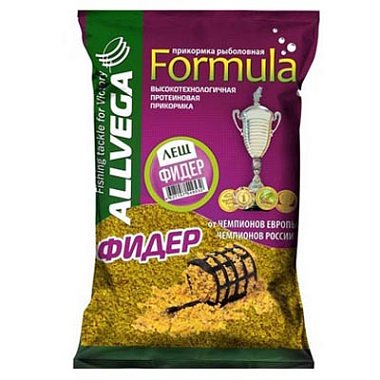 Прикормка ALLVEGA Formula Feeder Bream (0,9 кг) фидер лещ 