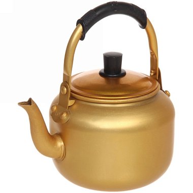 Чайник походный алюминиевый 1л золотой