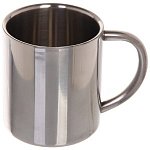 Кружка походная металлическая 220мл, двойная стенка