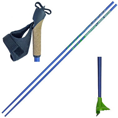 Палки лыжные SPINE Carrera Carbon 100%