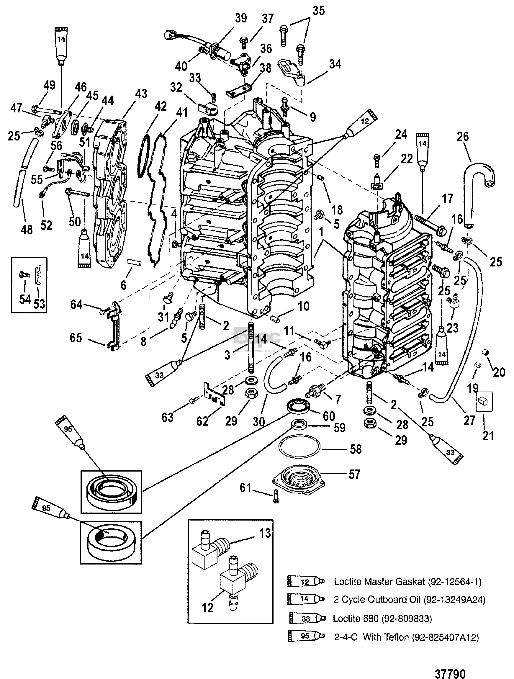 CYLINDER BLOCK AND END CAP