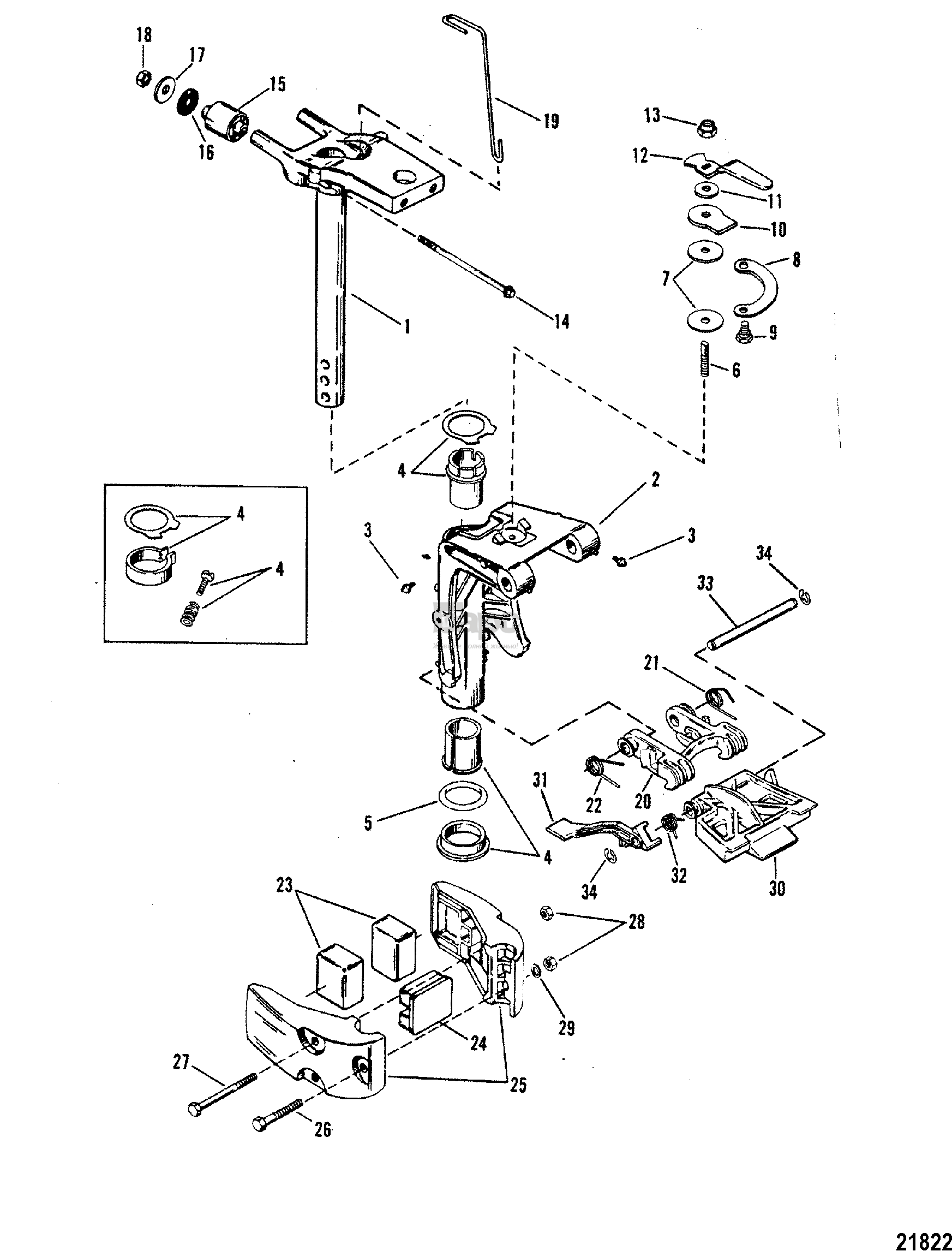 Запчасти для лодочного мотора меркурий. Кронштейн мотора Marine Mercury 25. Mercury 25 Sea Pro. Запчасти для лодочных моторов Mercury. Mercury 25 2-х тактный.