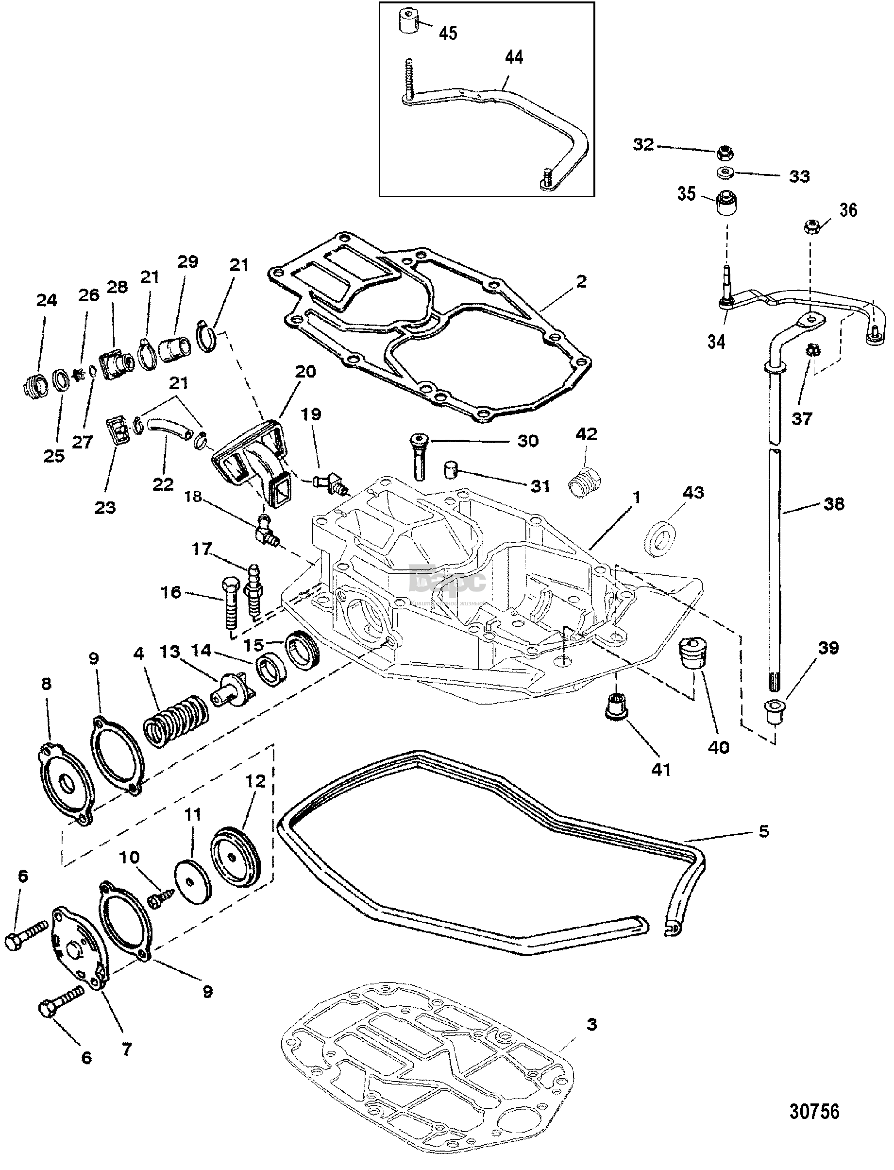 EXHAUST PLATE