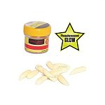 Насадка искусственная, съедобная LJ MAGGOT опарыш светонакоп (25шт)