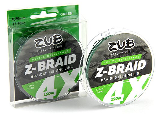 Шнур ZUB Z - BRAID Green 150m