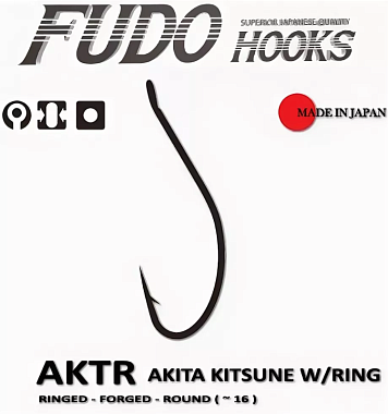 Крючок Fudo AKITA KITSUNE W/RING №11