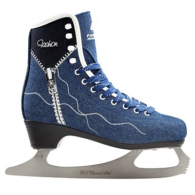 Коньки фигурные СК Fashion LUX Jieans Blue