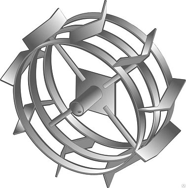 Грунтозацепы для мотоблока (Целина НМБ-601,603), (Ø 480мм, шир 190мм, Ø ступ 25,5мм