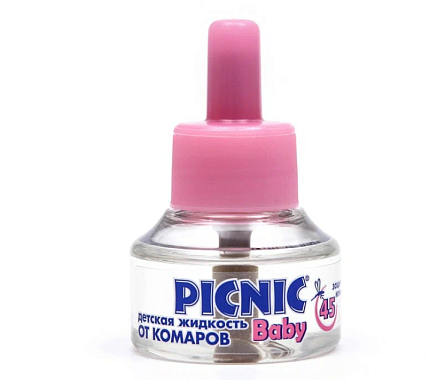 Жидкость от комаров 45 ночей Picnic Baby