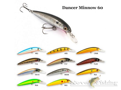 Воблер Raiden Dancer Minnow 60 3.8 гр. CR08