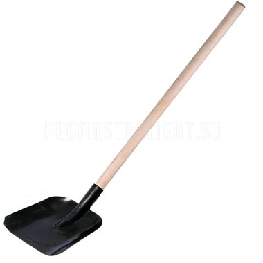 Лопата штыковая ЛКО 1 с черенком, порошковая окраска