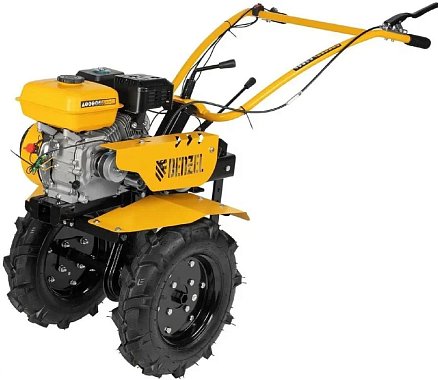 Мотоблок Denzel DPT-270S, 7 л.с., ремен.сцеп, фрез 3х4, ШОМ, передачи 2В/1Н